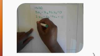 Augmented Matrices