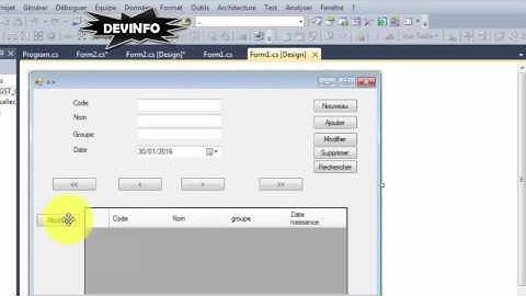 ADO.NET | mode connecte (jointure entre les table)