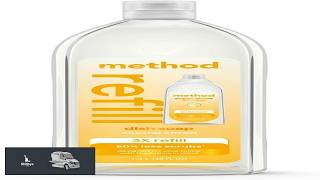 Method Super Shine Liquid Dish Soap Refill Powered by Enzymes Coastal Citron