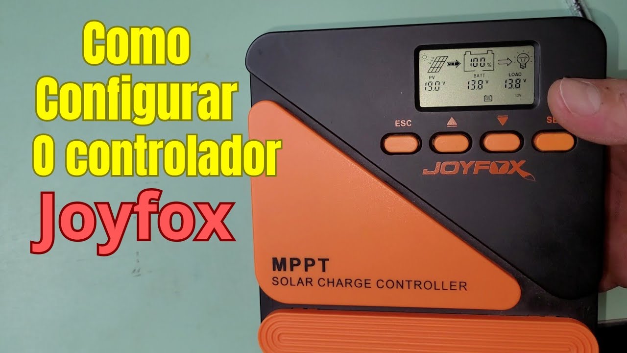 Como configurar o controlador de carga joyfox 