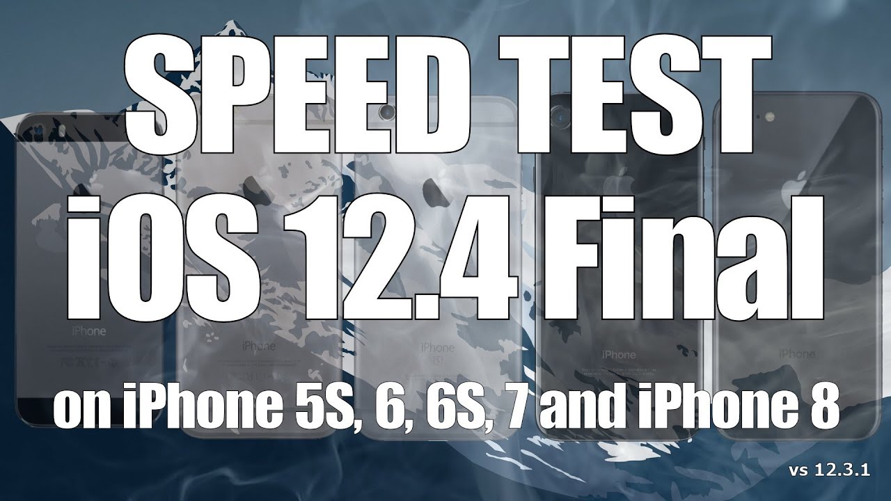 iOS 12.3.1 против iOS 12.4. Стало ли быстрее? Сравнение скорости работы iOS 12.4 и iOS 12.3.1. Фото.
