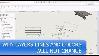 SOLIDWORKS Layers Lines and Colors Issue and Fix