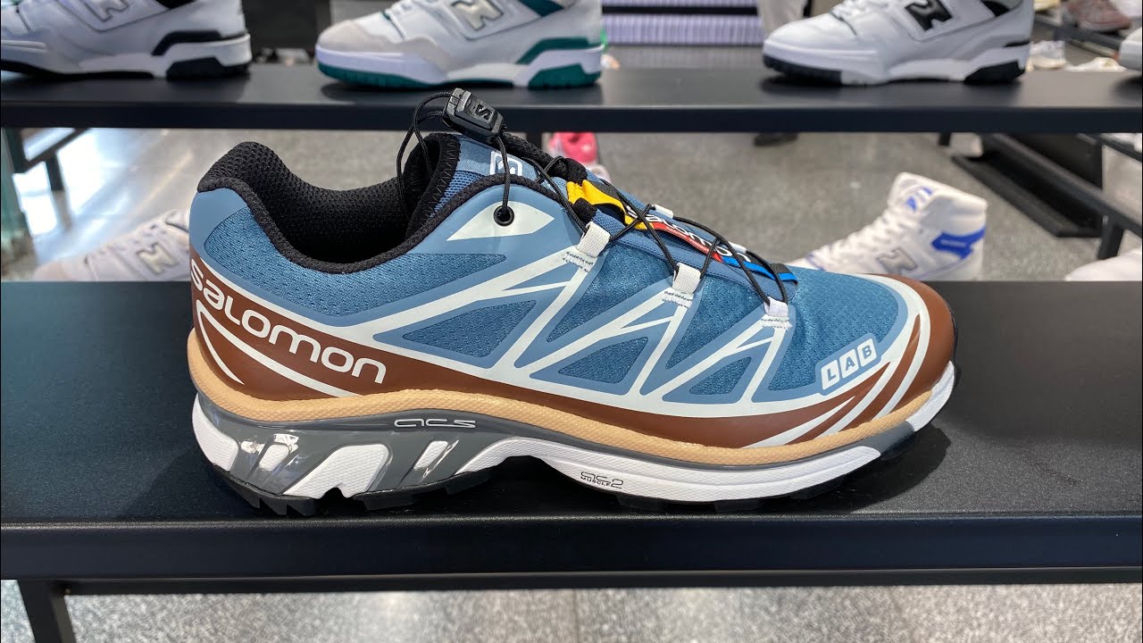 ★人気★ Salomon XT-6 Aegean Blue Tortoise Shell SALOMON XT-6 (Aegean Blue/Tortoise Shell/Hazelnut) - Style