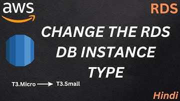 Change the RDS DB instance type | Increase or decrease a instance type | Hindi