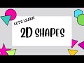 Learning simple shapes  2d shapes practice  2d shapes for kids  preschool learning shorts