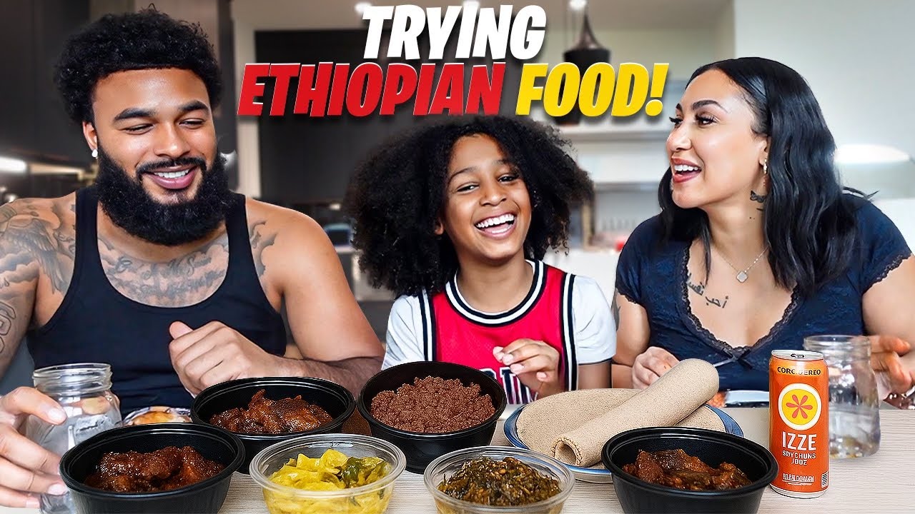 WE TRIED ETHIOPIAN FOOD WITH CJ 🇪🇹