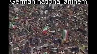 Iran shows Respect to German National Anthem β€οΈππ Iran shows Respect to German National Anthem β€οΈππ