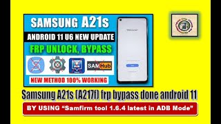 Samsung A21s (A217f) Frp bypass done 100% free android 11 U6 binary | Hindi/Urdu | TECH City