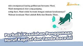 Perbaiki Kesalahan Penggunaan Huruf Kapital dan Tanda Baca ini! | Bahasa indonesia SD