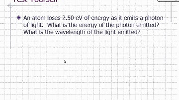 Physical Chemistry Lecture - Atomic and Molecular Spectra