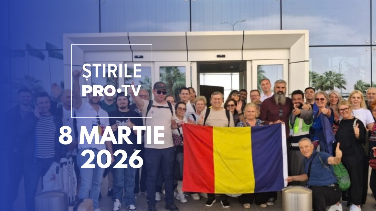 Știrile PRO TV - 8 Martie 2026 | Românii prinși în Qatar vin acasă