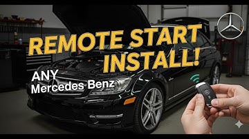 Remote Start on ANY Mercedes Benz | IDataStart Remote Start Install on C300 With Programming W204
