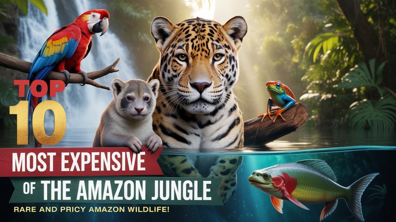 Top 10 Most Expensive Creatures of the Amazon Jungle - YouTube