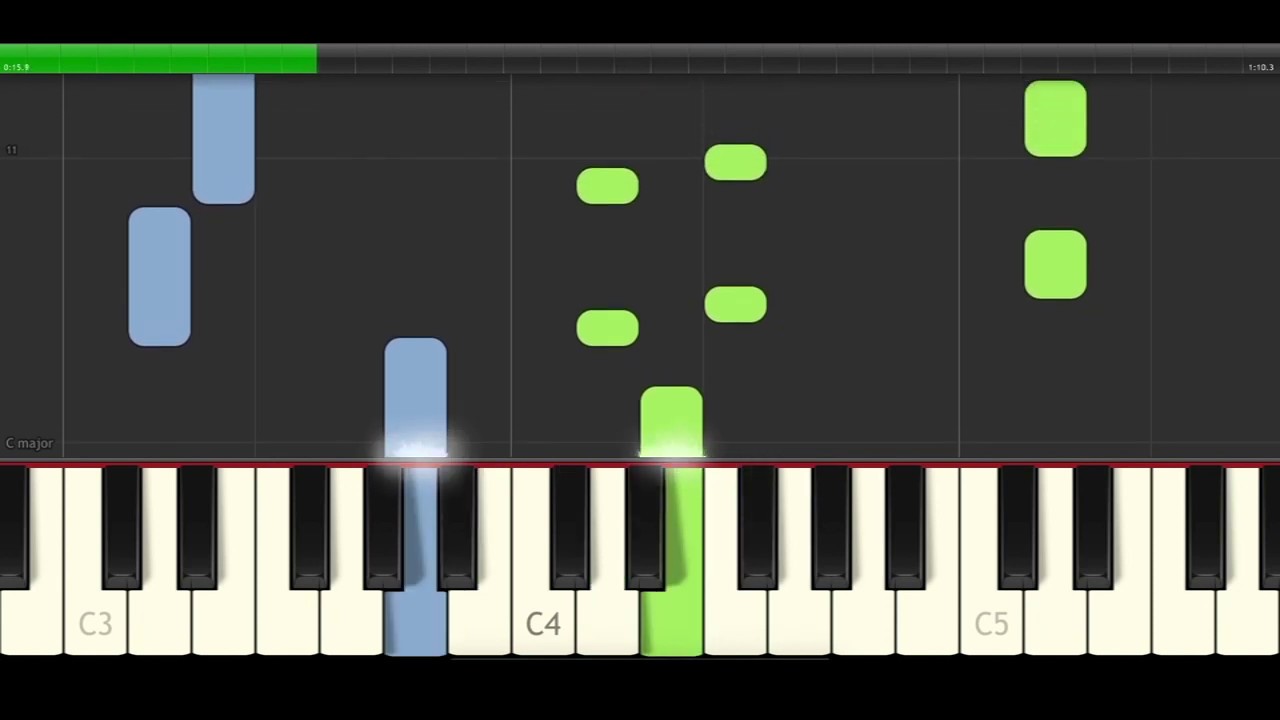 Zelda Song of Storms Piano Cover Midi tutorial Sheet app Karaoke YouTube