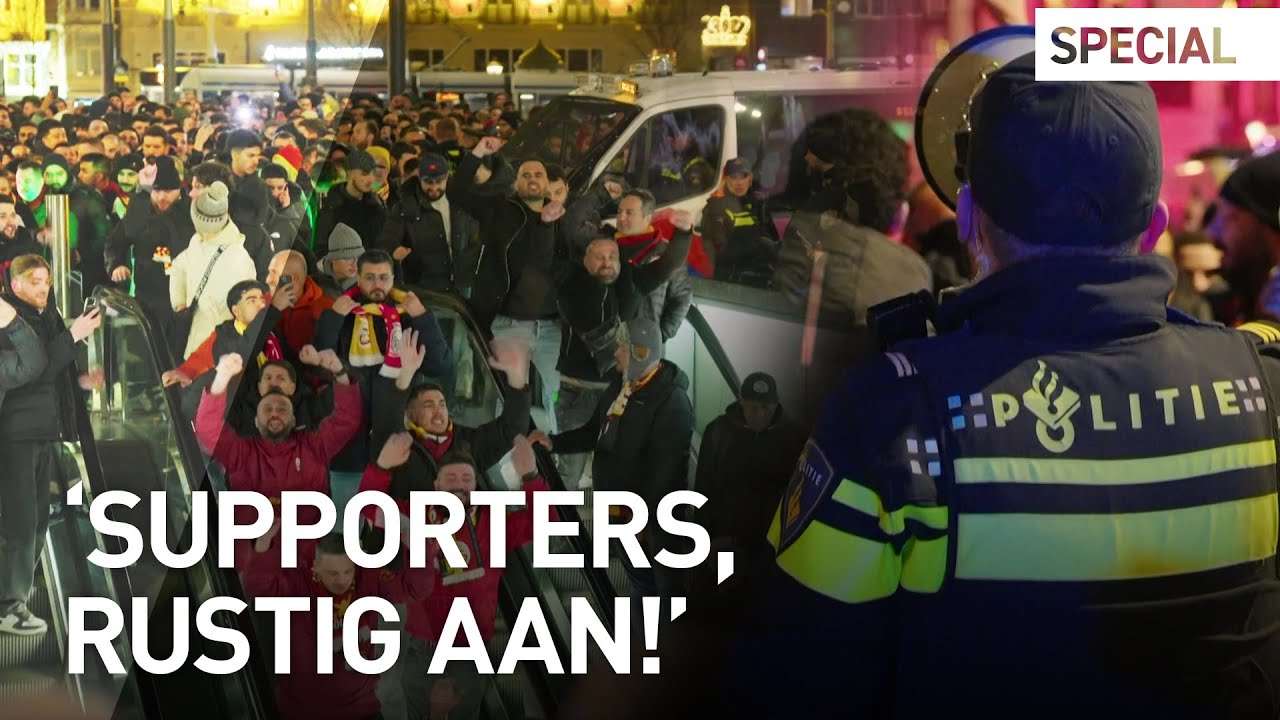 Op pad met de ME tijdens Ajax - Galatasaray