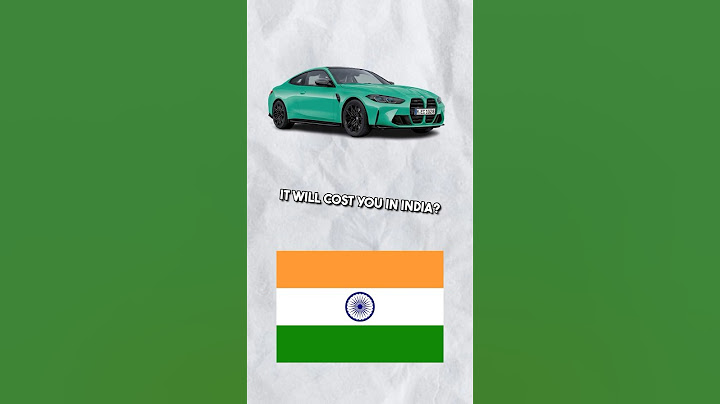 BMW M4 COMPETITION PRICE IN INDIA ?