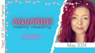 Aquarius Tarot - When THE MOMENT Is Here This Is How You'll Know| May 2024 Zodiac Reading