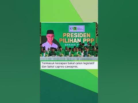PPP Resmi Usung Ganjar Pranowo Jadi Capres 2024 - YouTube
