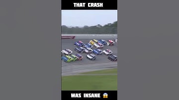 A BIG NASCAR Crash with Insane racing at Talladega!!! #shorts #nascar #crash