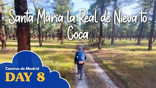 Camino de Madrid - Day 8 - Santa Maria La Real de Nieva to Coca