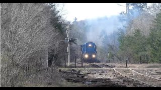 An Early Morning Start, This Old SD40-2 Really Gives Off A Good Smoke Show!  | Jason Asselin