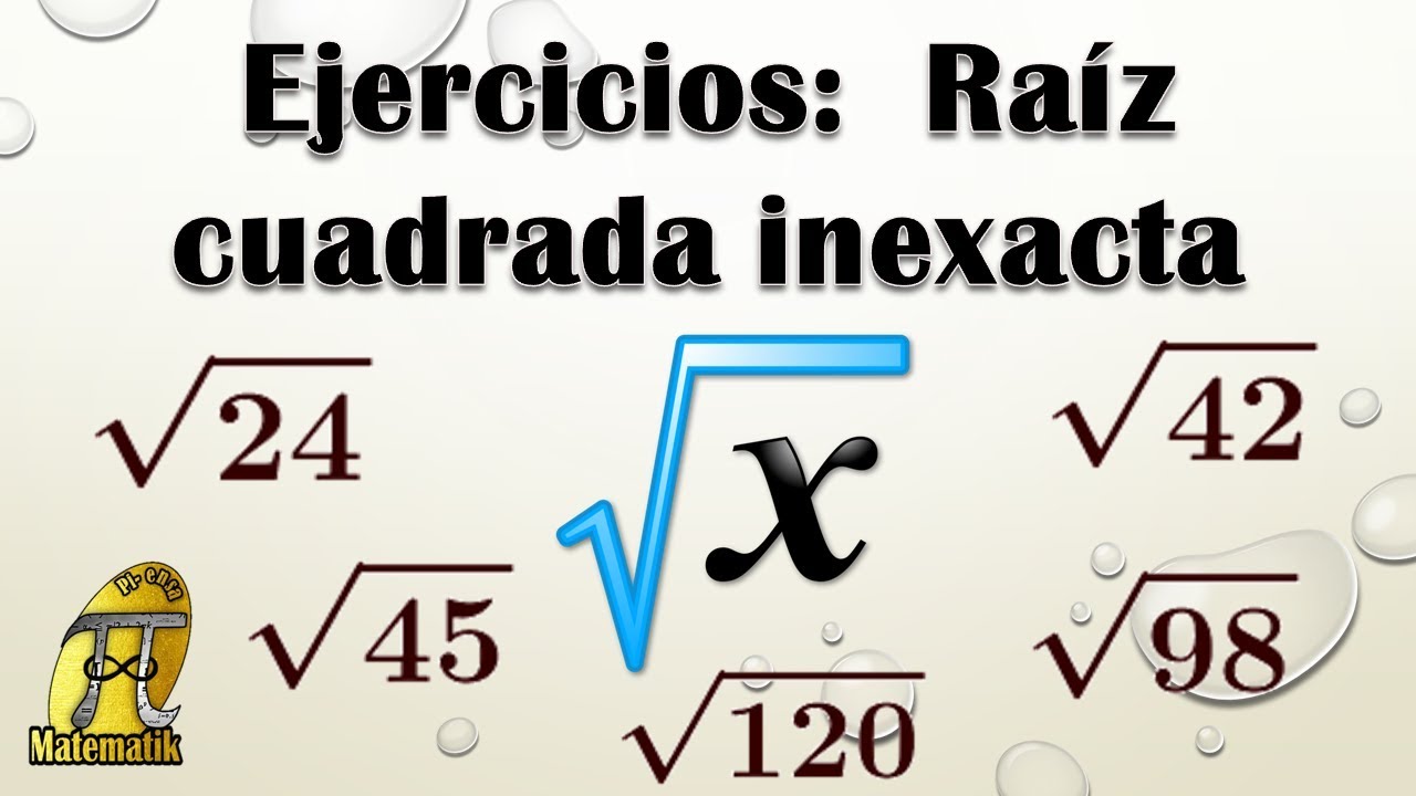 Ejercicios de simplificación de raíces inexactas - YouTube