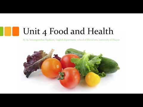 Unit 4 Food and Health, Reading passage