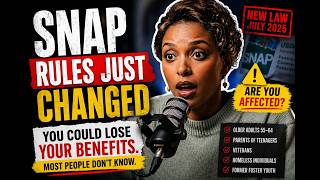 New SNAP Work Rules 2026: Who Has to Work Now? (Veterans, Parents, Adults 55+)