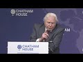 Chatham House Centenary Lifetime Award - Sir David Attenborough (speech and closing remarks)