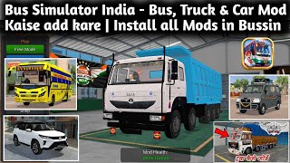 How To Add Car Truck Bus Mod in Bus Simulator India screenshot 2
