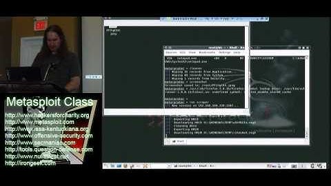 Metasploit Class Videos: 1 Metasploit Intro 5/5