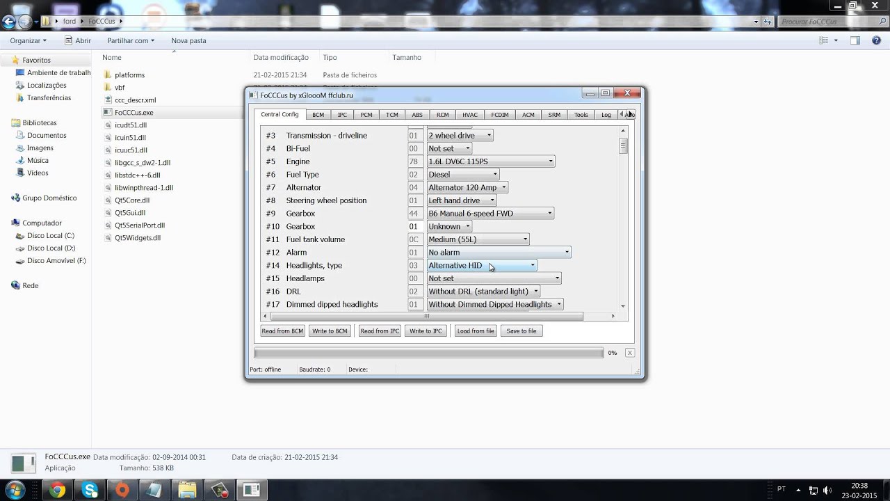Elmconfig ford focus 3