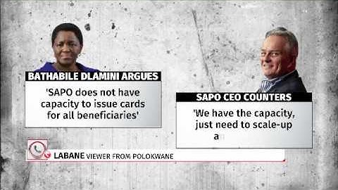 Sassa grant deadlock in spotlight