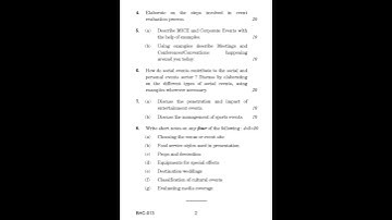 BHC - 13 DECEMBER 2020 QUESTION PAPER