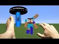 REALISTIC MINECRAFT ~ ALIENS vs STEVE