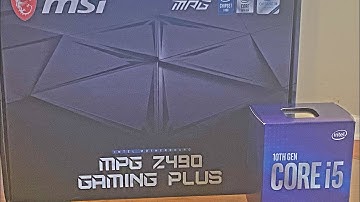 UNBOXING 10TH GEN CORE I5 -10400 / MSI MPG Z490 GAMING PLUS