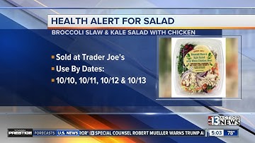 Recall Alert: Chicken salads sold at Trader Joe