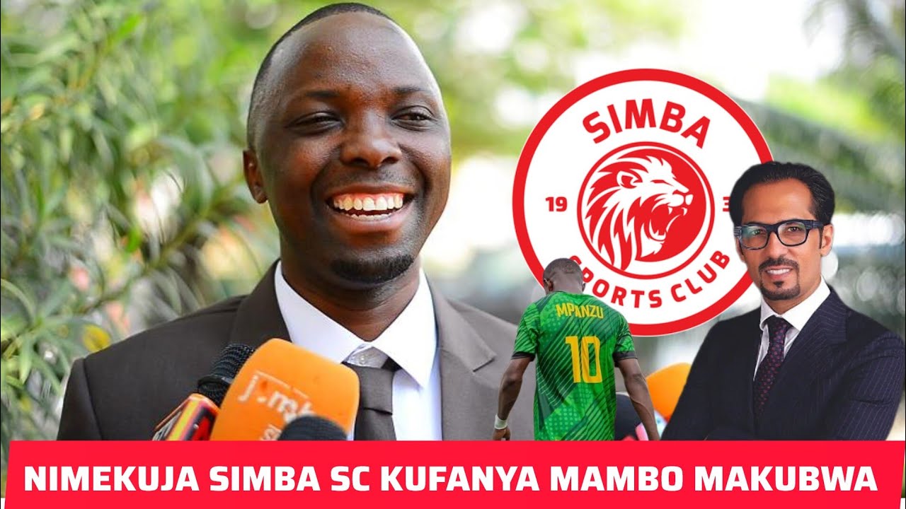 C.E.O MPYA WA SIMBA AONGEA KWA MARA YA KWANZA BAADA YA KUTAMBULISHWA ...
