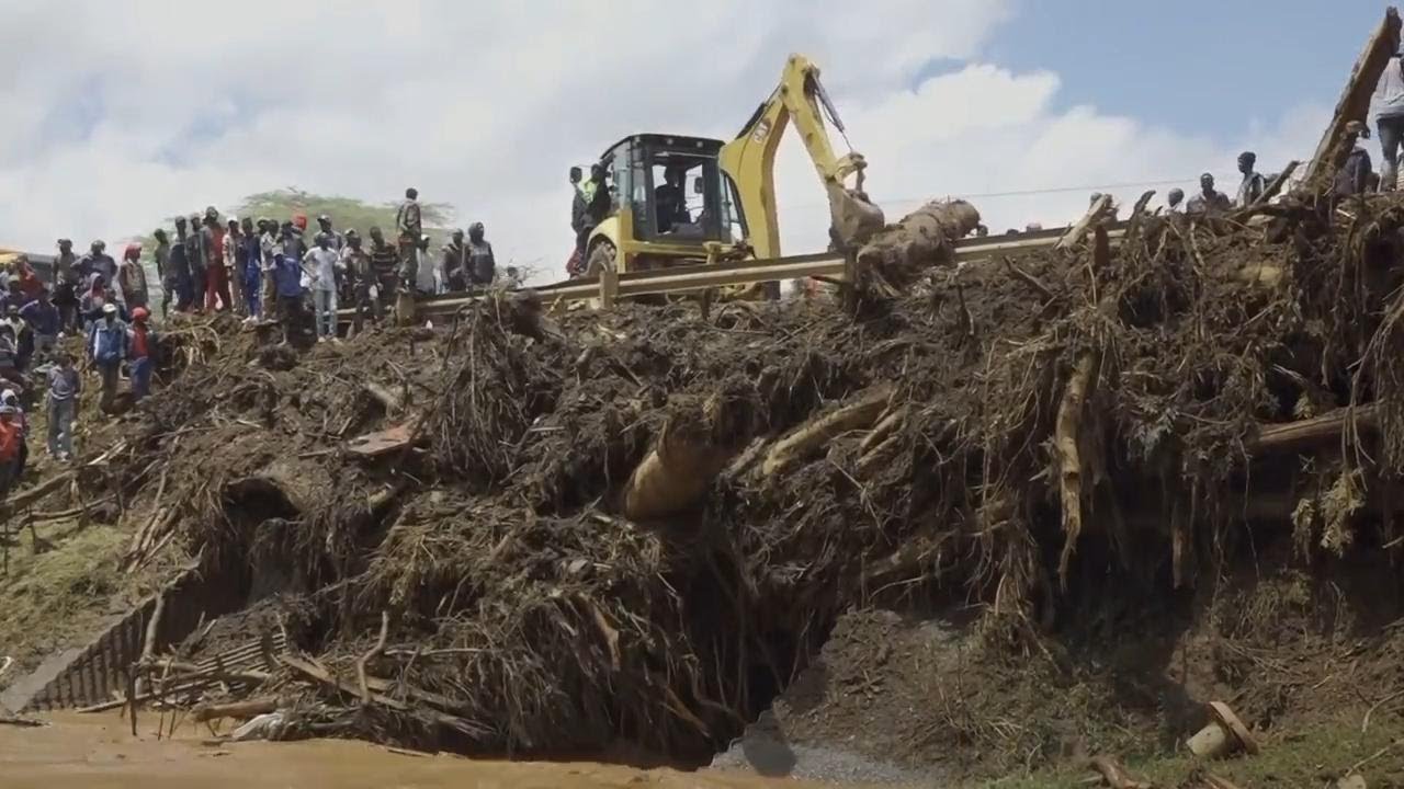 At least 45 dead in western Kenya as floodwaters sweep away houses and cars