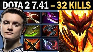 Shadow Fiend Dota 2 7.41 with 32 Kills and SNY - Dota Gameplay screenshot 1