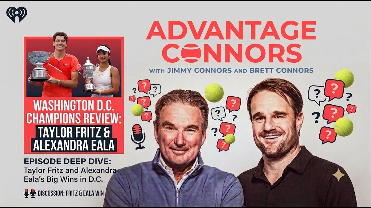 Jimmy Connors discusses Taylor Fritz & Alexandra Eala winning DC