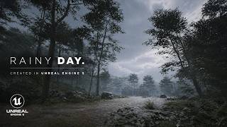 A Rainy Forest | Cinematic Rainy Forest Environment in Unreal Engine 5 #unrealengine A Rainy Forest | Cinematic Rainy Forest Environment in Unreal Engine 5 #unrealengine