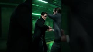 AI Perfect recreation of the Matrix Neo vs.Agent legendary fight scene! 🕶️🔥 #shorts #shortsvideo