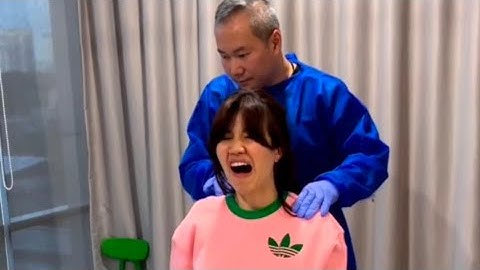 Chris Leong Terapi Agatha Suci Sakit Pinggang dan Leher😱