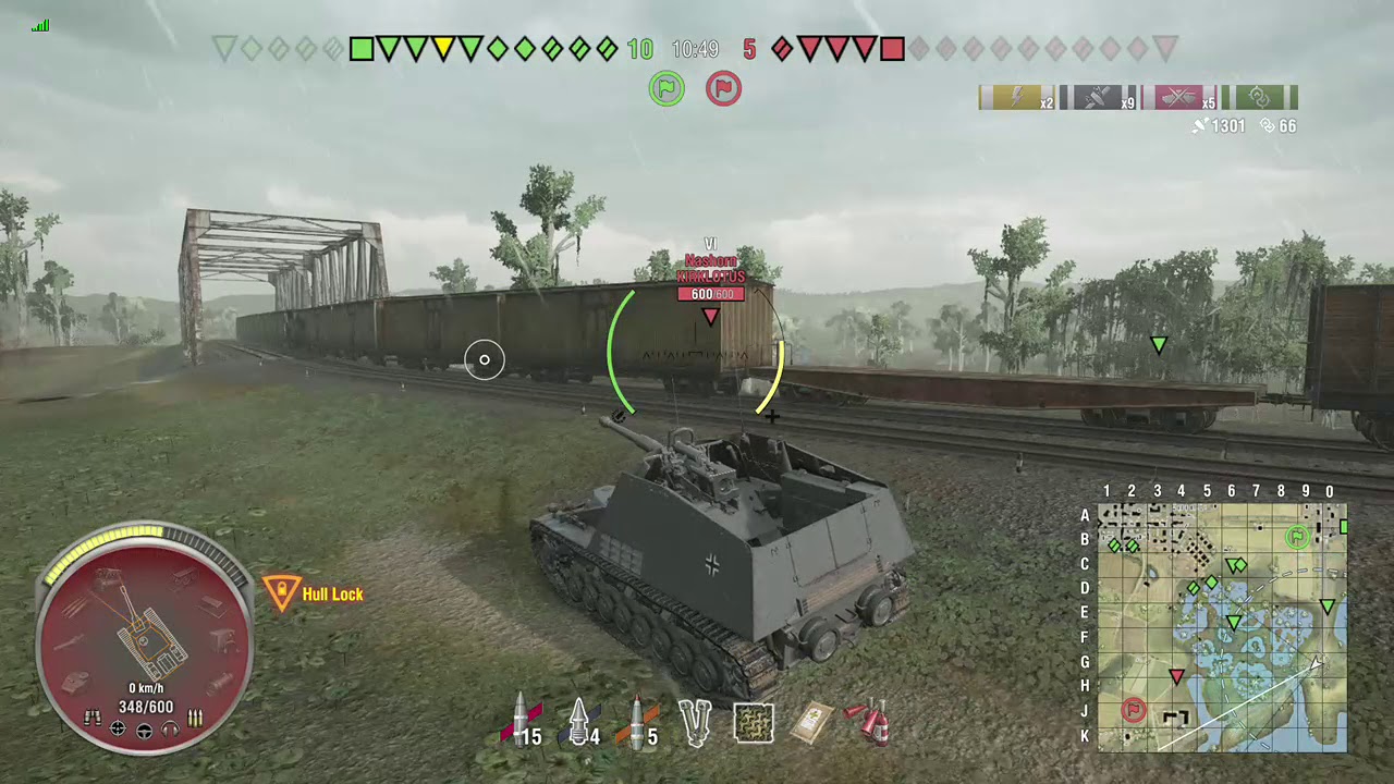 World of Tanks Xbox one Nashorn 7 Kills - YouTube