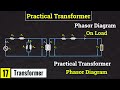 Practical Transformer | Characteristics & Phasor Diagram at On-Load | Case 1 | Lecture 17