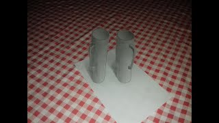 رسم كوب ثلاثي الأبعادDraw A Threedimensional Cup