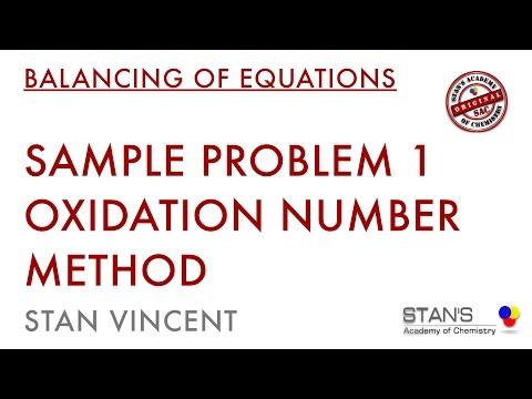 ... link to my chemistry page http://www.vinstan.com balancing of a redox reaction using oxidation number methods assig...