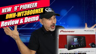 Pioneer DMHWT3800NEX Review and Demo. NEW! 9' Floating Panel Screen Car Audio Headunit.