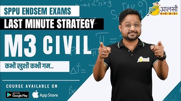 M3 for Civil Engineering: How to Score High in Endsem | SPPU | Aalsi Engineer | Rounak Sir 🔴🔴🔴